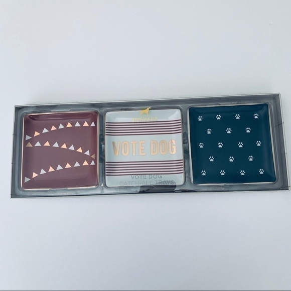 DOGHAUS “Vote Dog” Ceramic Catch-All Trays - Picture 2 of 6